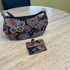 Vera Bradley purse and matching wallet
